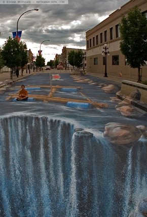 3D Street-Art by Edgar Mueller